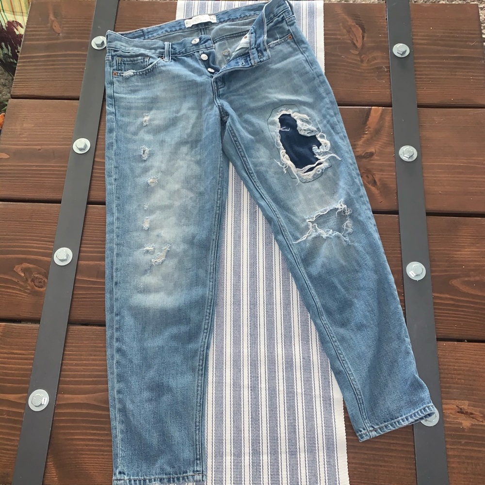 Abercrombie and Fitch Women’s Distressed Jeans